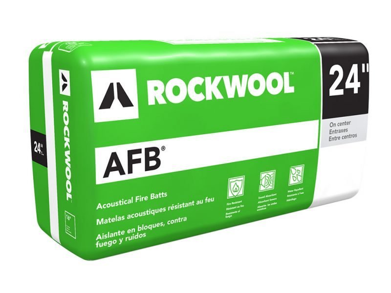 Aislamiento Rockwool AFB (Acoustical Fire Batt)